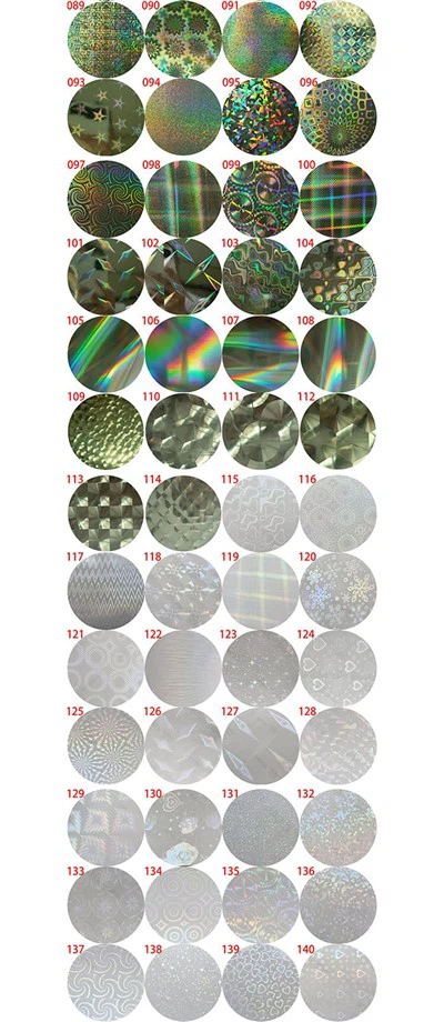 Folia holograficzna Folia brokatowa Folia tęczowa